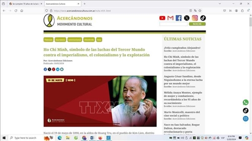 Kỷ niệm 134 năm Ngày sinh Chủ tịch Hồ Chí Minh: Truyền thông Argentina ca ngợi Chủ tịch Hồ Chí Minh